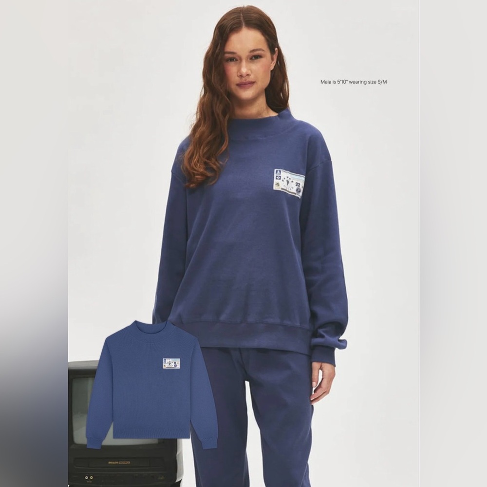 Parke Ribbed Patch pullover XXL EUC